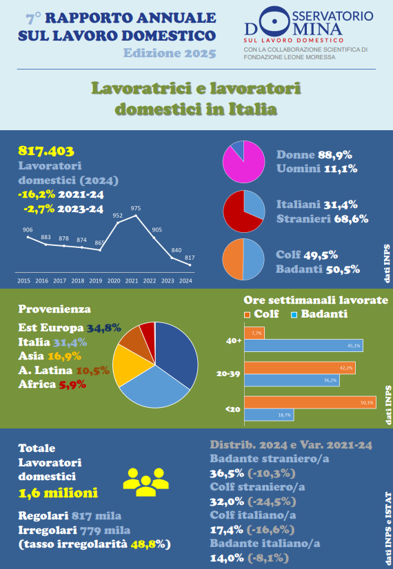 Rapporto annuale sul lavoro domestico 2025